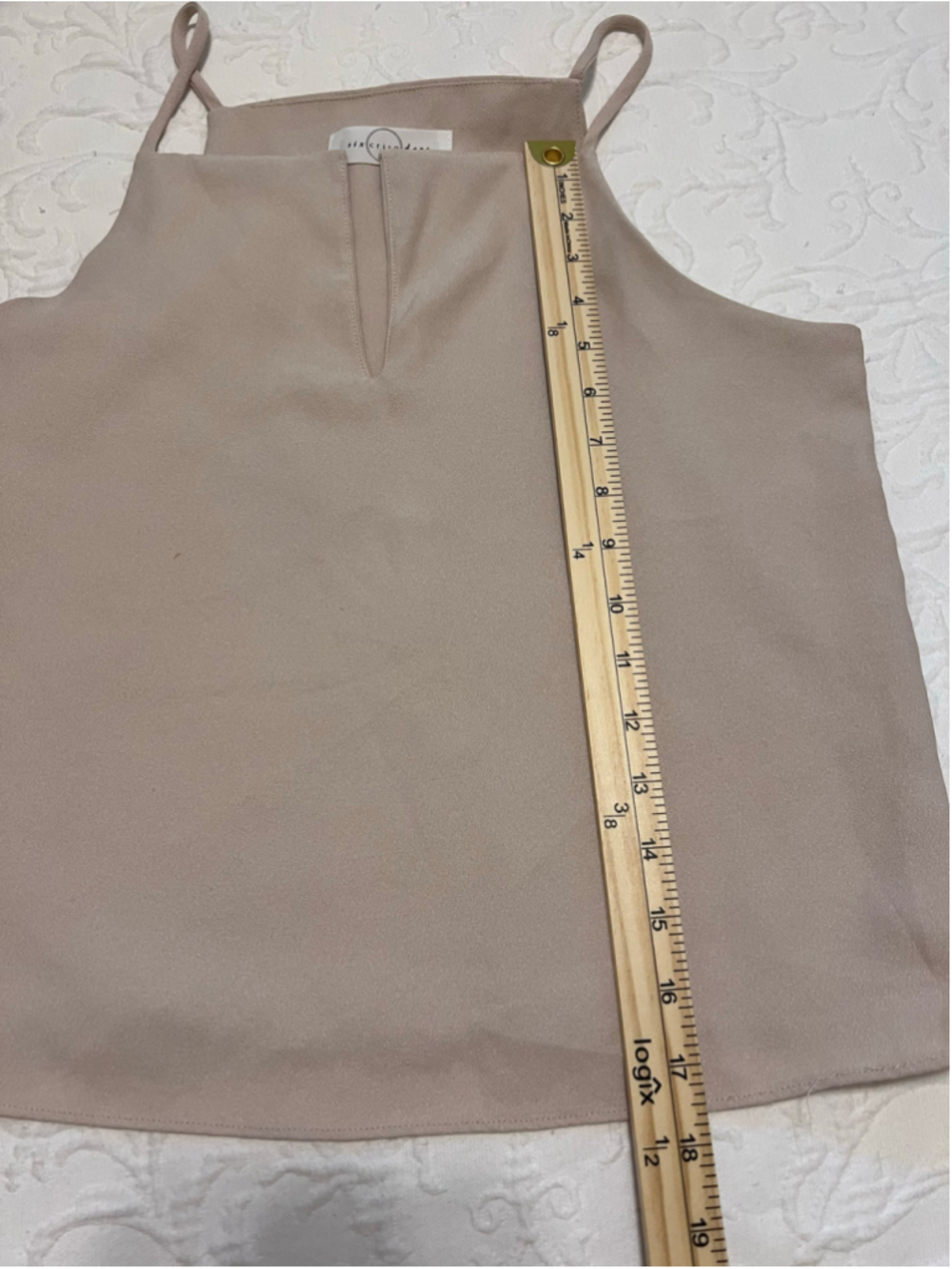 Women's Six Crisp Days Beige Sleeveless Tank Top size M - Picture 4 of 5